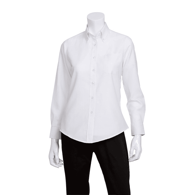 Blusa Chef Works Oxford Blanca