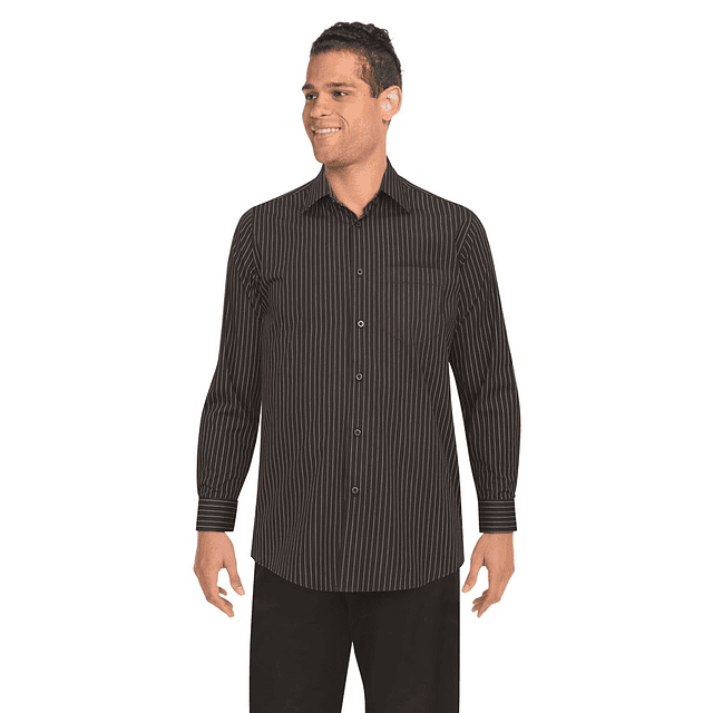 Camisa Chef Works Onyx Negra 