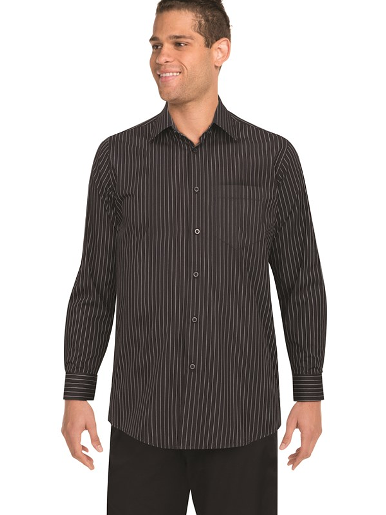 Camisa Chef Works Onyx Negra  1