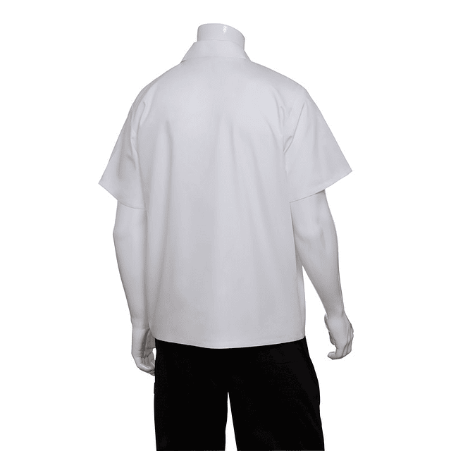 Camisa Chef Works Utility Blanca