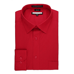 Camisa Chef Works Dress Roja