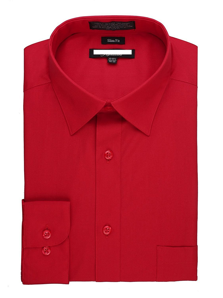 Camisa Chef Works Dress Roja 1