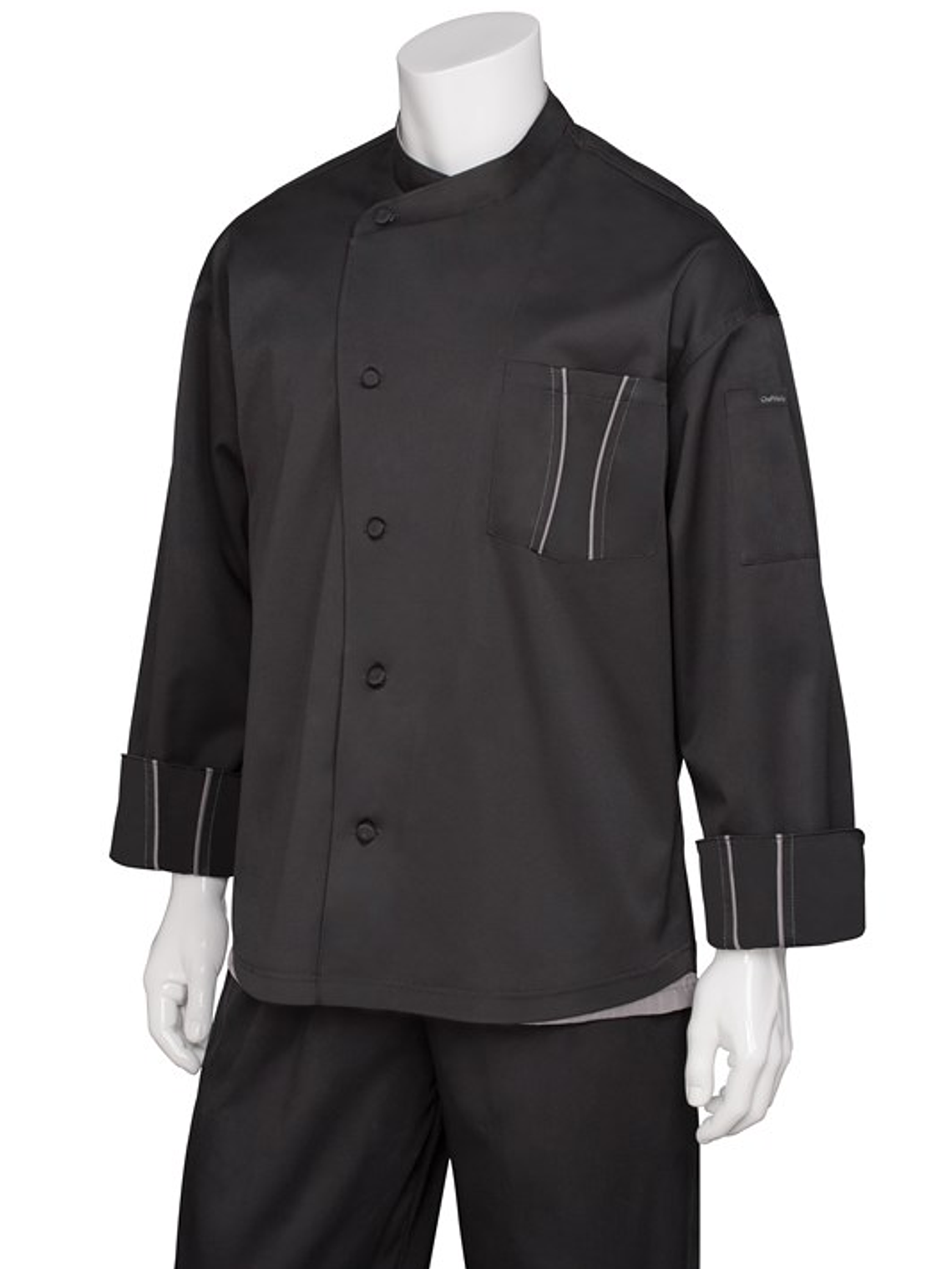 Chaqueta Chef Works Unisex Amalfi Negra  1