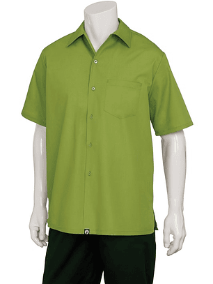 Camisa Chef Works Básica Lima