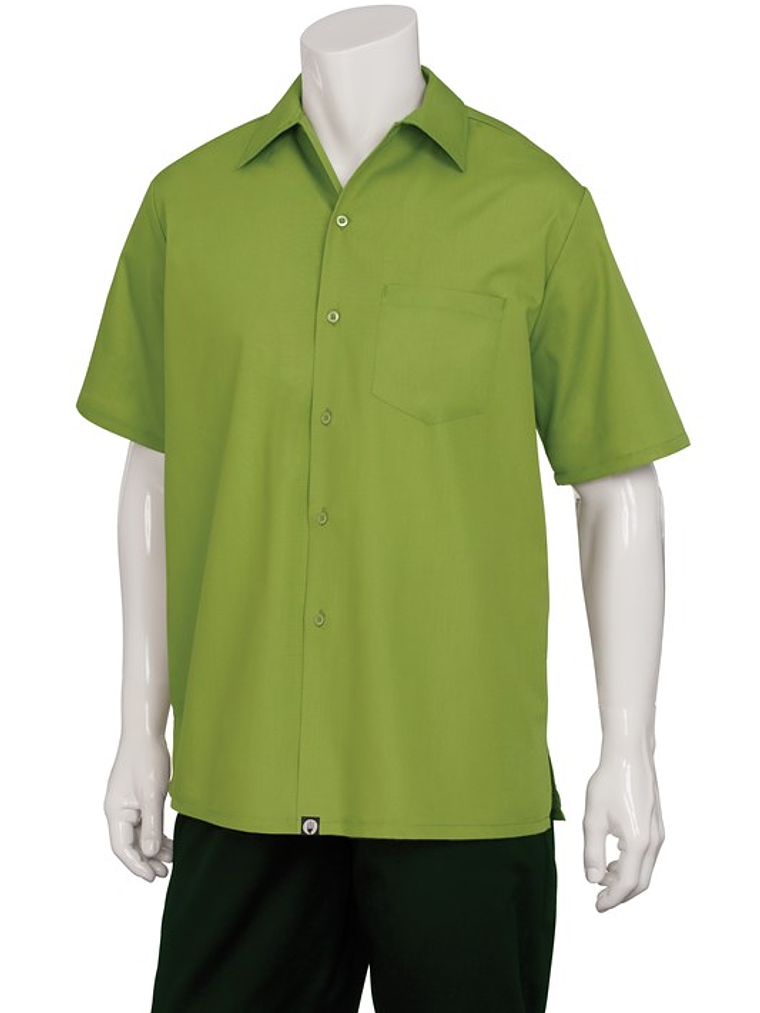 Camisa Chef Works Básica Lima 1