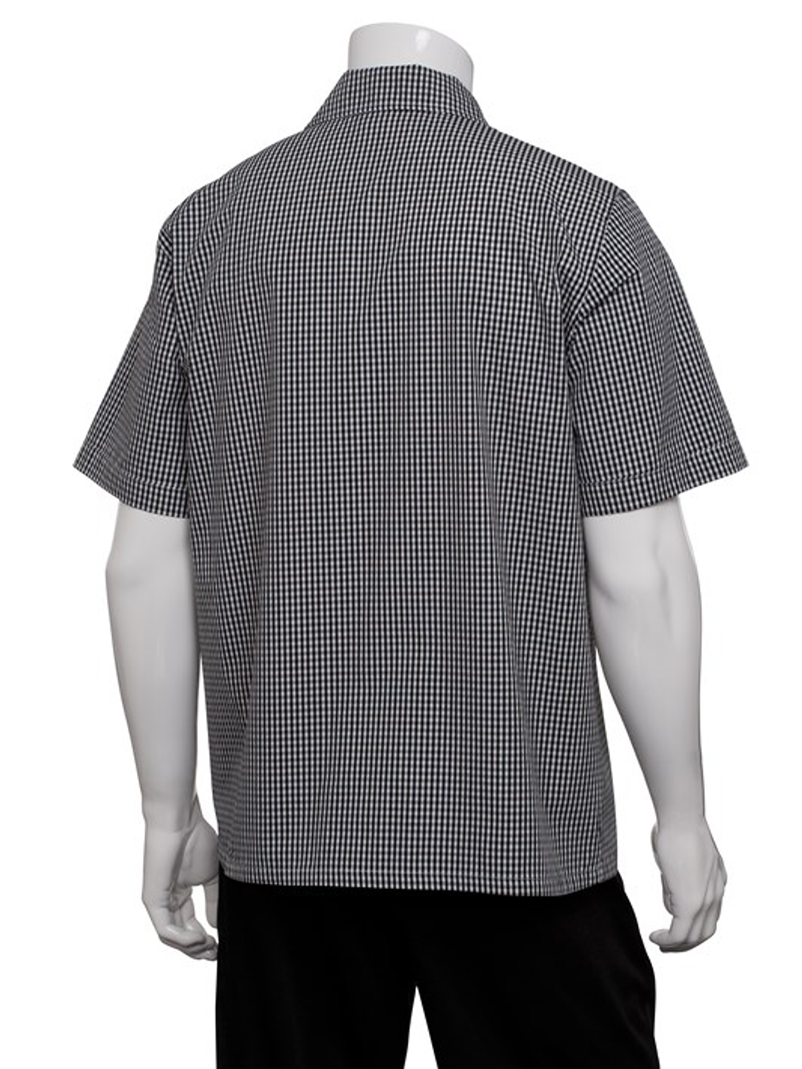 Camisa Chef Works Pie Pool Gris 2