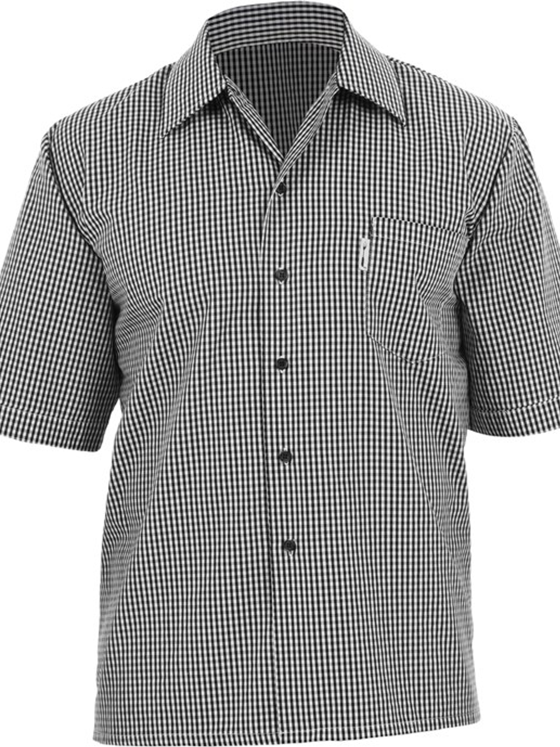 Camisa Chef Works Pie Pool Gris 3