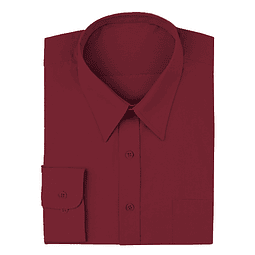 Camisa Chef Works Dress Burdeo