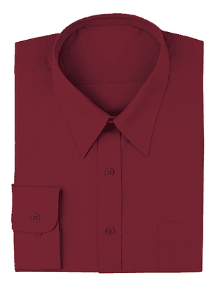Camisa Chef Works Dress Burdeo