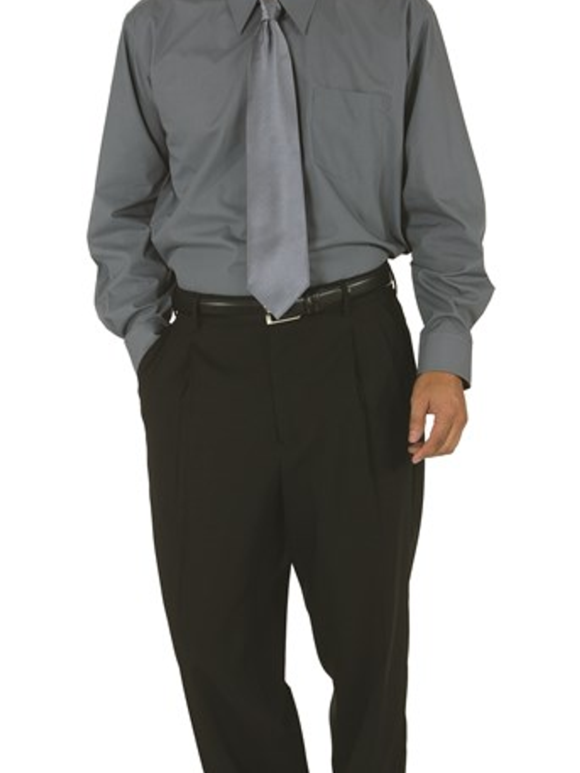 Camisa Chef Works Dress Charcoal Gris 1