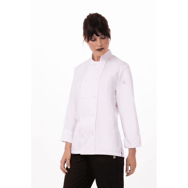  Chaqueta Chef Works Mujer Sofia Blanca