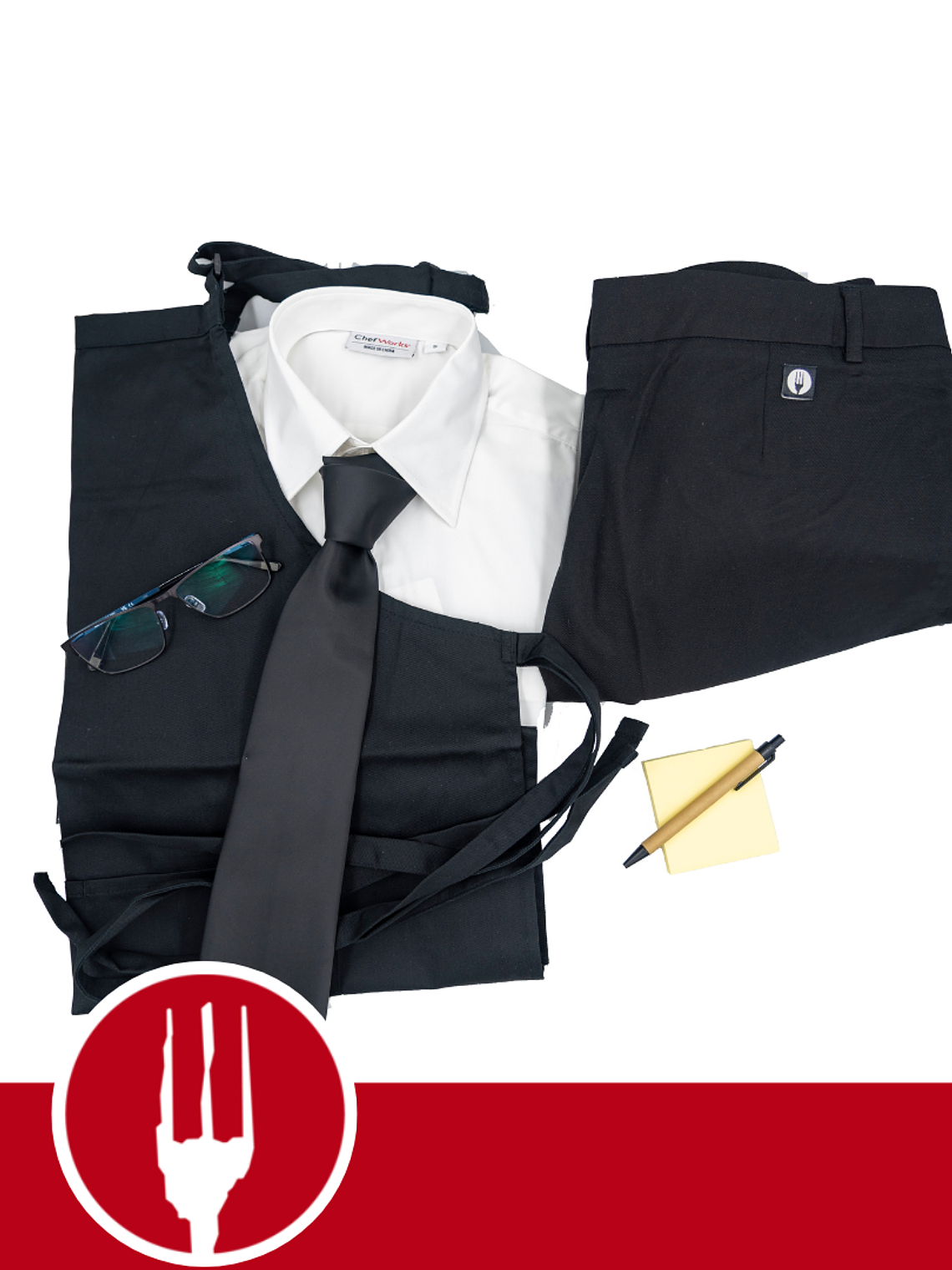Set Estudiante Servicio Chef Works Unisex 1