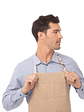 Pechera Chef Works Austin BIB Natural - Miniatura 3