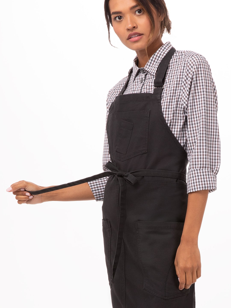 Pechera Chef Works Rockford Gris 1