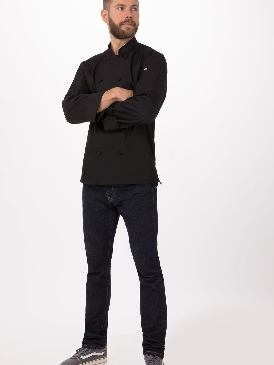 Chaqueta Chef Works Unisex Bowden Negra 5