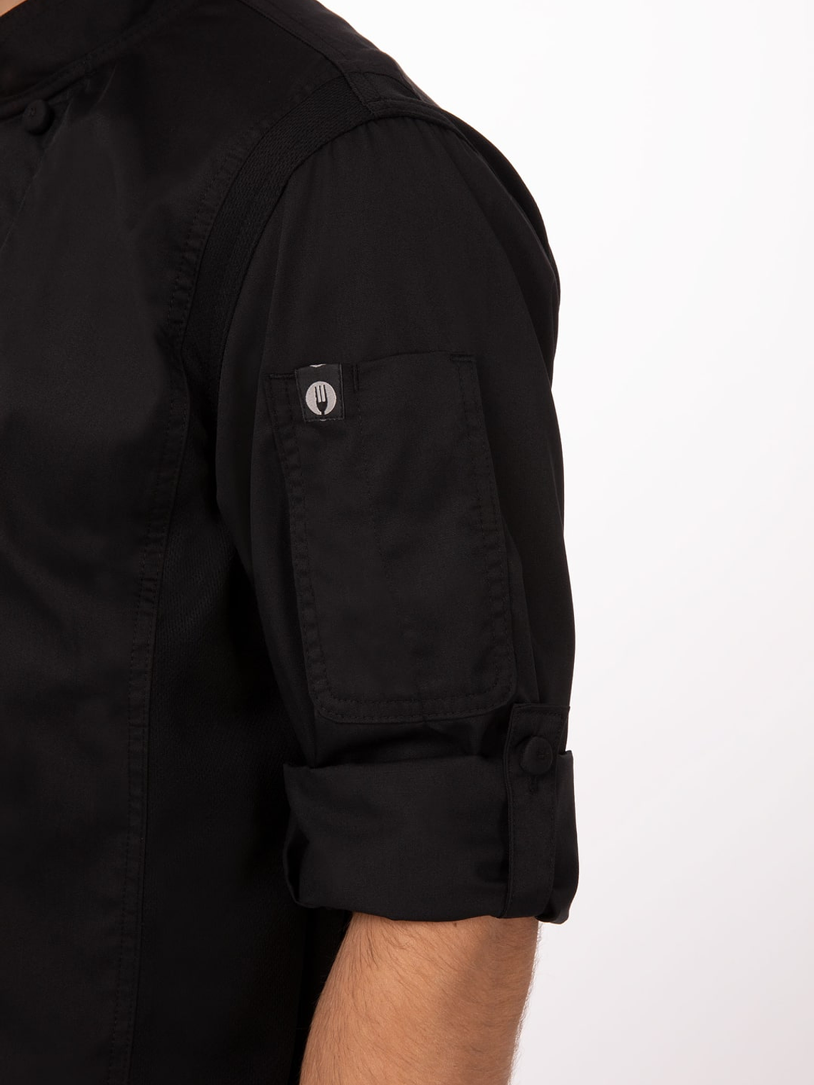 Chaqueta Chef Works Unisex Bowden Negra 4