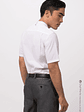 Camisa Chef Works Unisex Seersucker Blanca - Miniatura 2