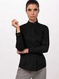 Blusa Chef Works Formel Contemporary Negra - Miniatura 1