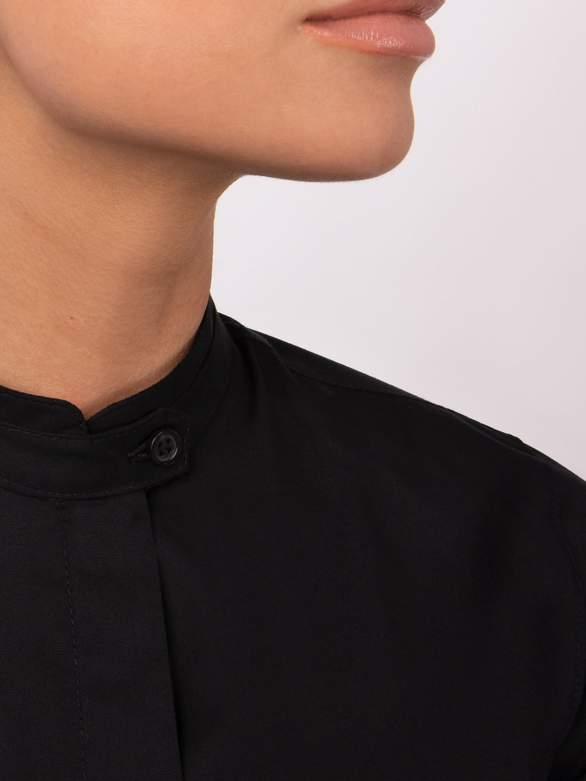 Blusa Chef Works Formel Contemporary Negra 3