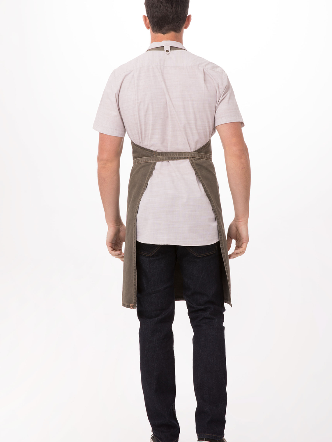 Pechera Chef Works Dorset Marron Tierra 2