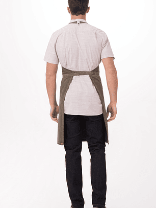 Pechera Chef Works Dorset Marron Tierra