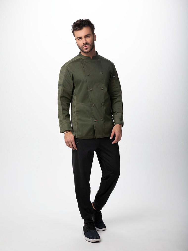 Chaqueta Chef Works Unisex Mojave Oliva 1