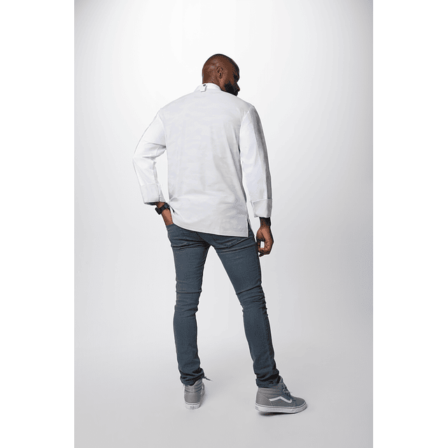 Chaqueta Chef Works Unisex Mojave Blanca