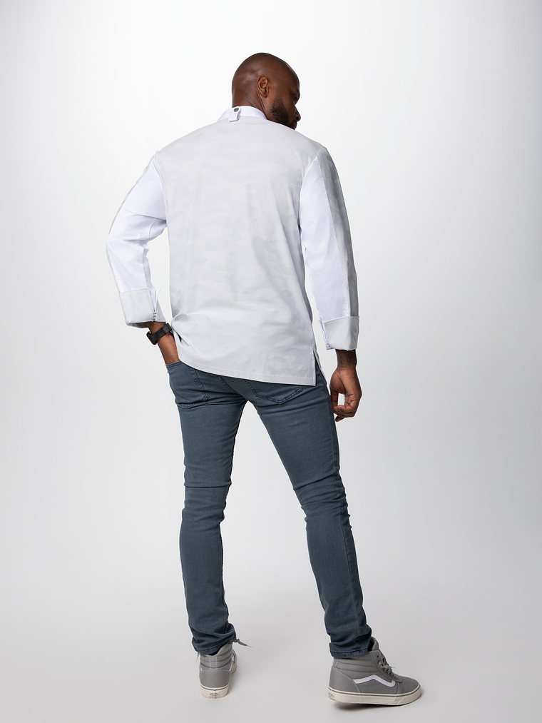 Chaqueta Chef Works Unisex Mojave Blanca 2