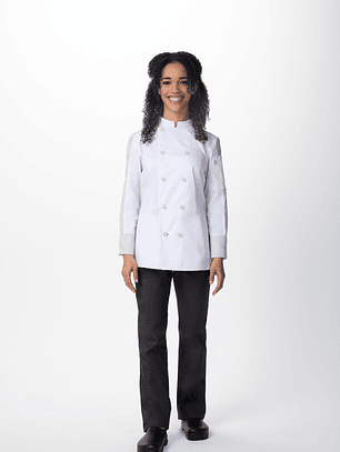 Chaqueta Chef Works Mujer Mojave Blanca