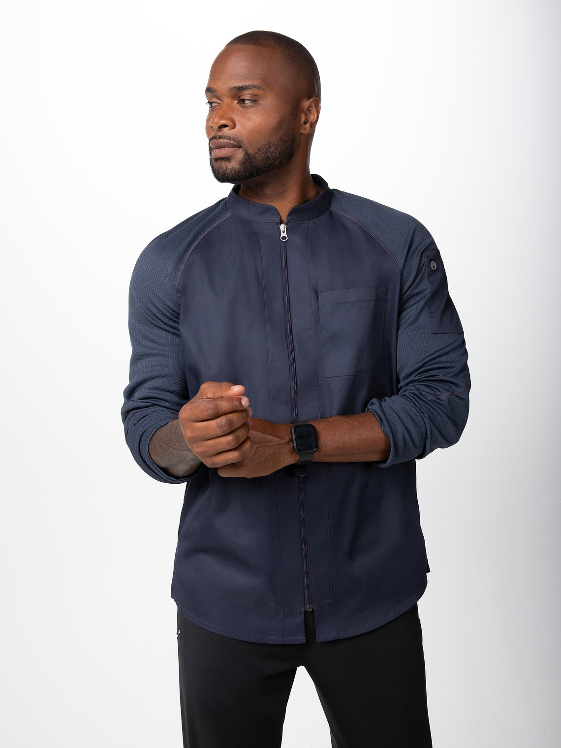 Chaqueta Chef Works Unisex Nepal Gris 3