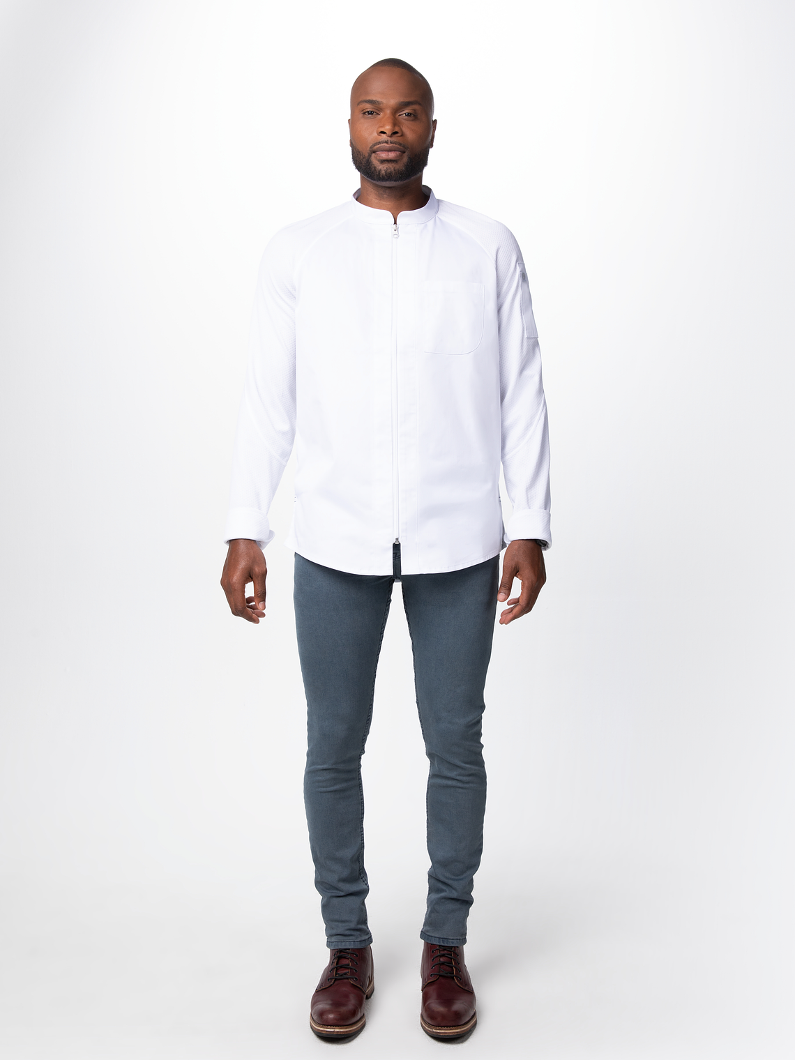 Chaqueta Chef Works Unisex Nepal Blanca 3