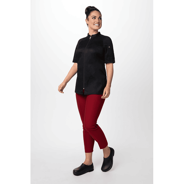 Chaqueta Chef Works Mujer Arcadia Negra