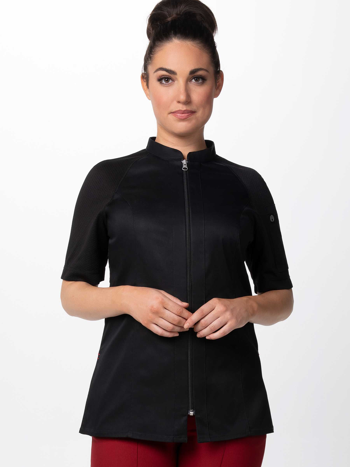 Chaqueta de Chef Mujer Chef Works Arcadia Negra  1