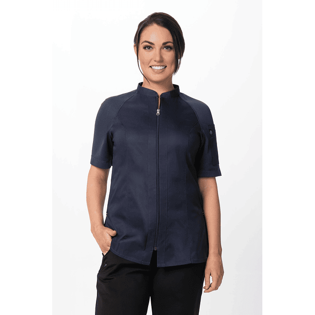 Chaqueta Chef Works Mujer Arcadia Gris