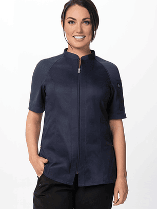 Chaqueta Chef Works Mujer Arcadia Gris