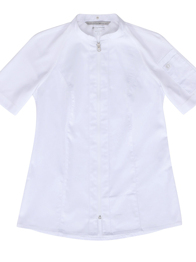 Chaqueta de Chef Mujer Chef Works Arcadia Blanca 7