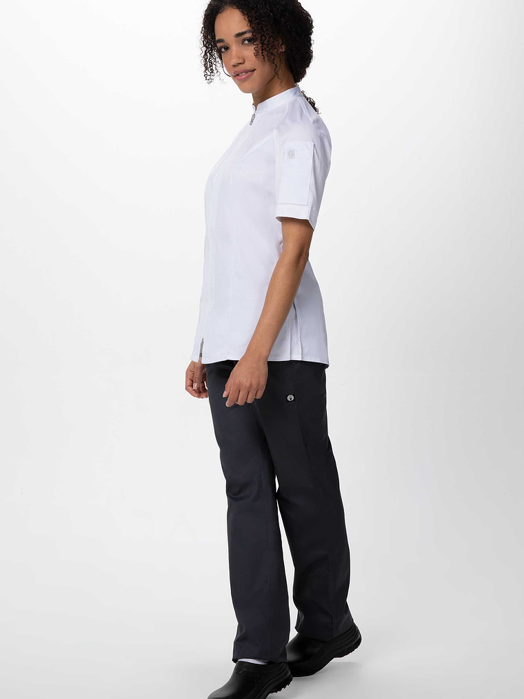 Chaqueta de Chef Mujer Chef Works Arcadia Blanca 4