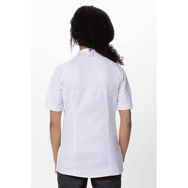 Chaqueta Chef Works Mujer Arcadia Blanca