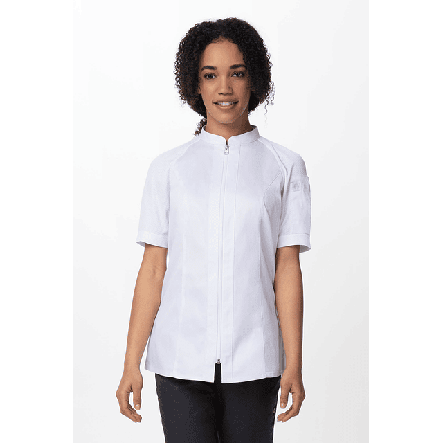 Chaqueta Chef Works Mujer Arcadia Blanca