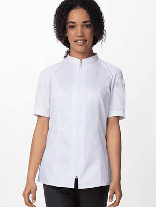 Chaqueta Chef Works Mujer Arcadia Blanca