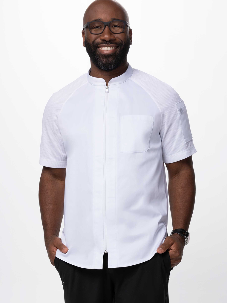 Chaqueta Chef Works Unisex Arcadia Blanca 1