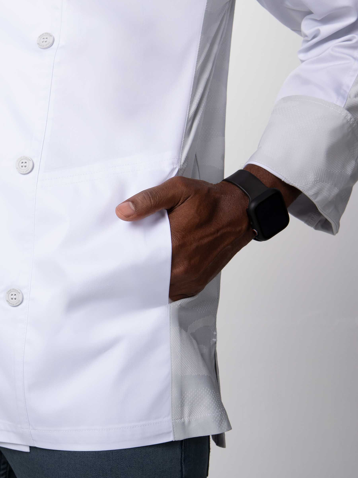 Chaqueta Chef Works Unisex Mojave Blanca 6