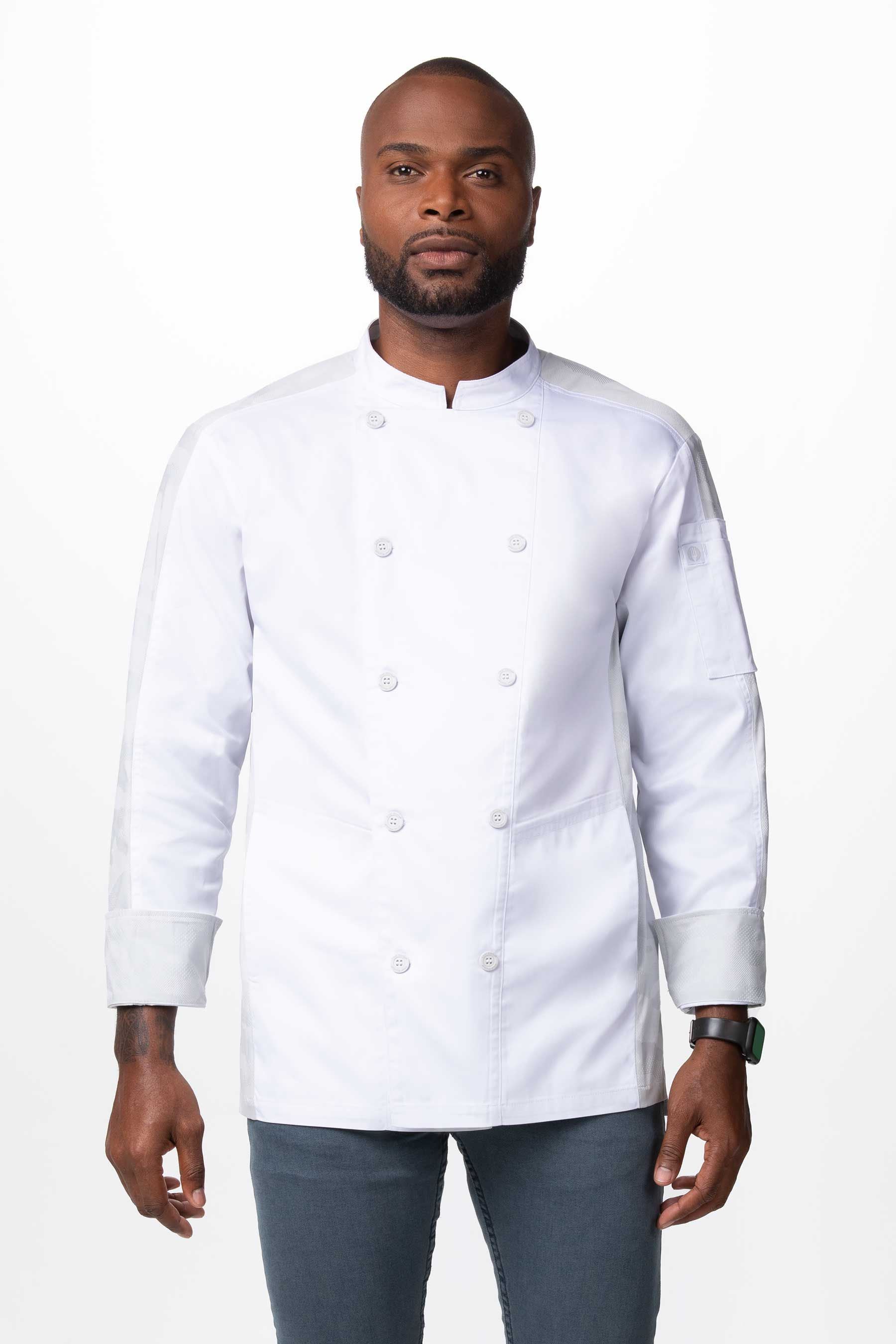 Chaqueta Chef Works Unisex Mojave Blanca