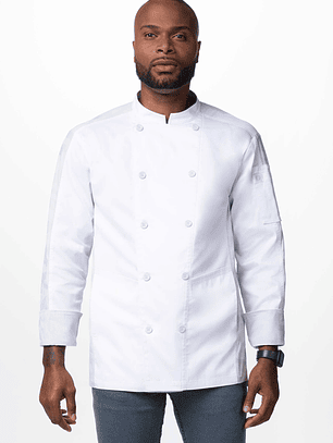 Chaqueta Chef Works Unisex Mojave Blanca