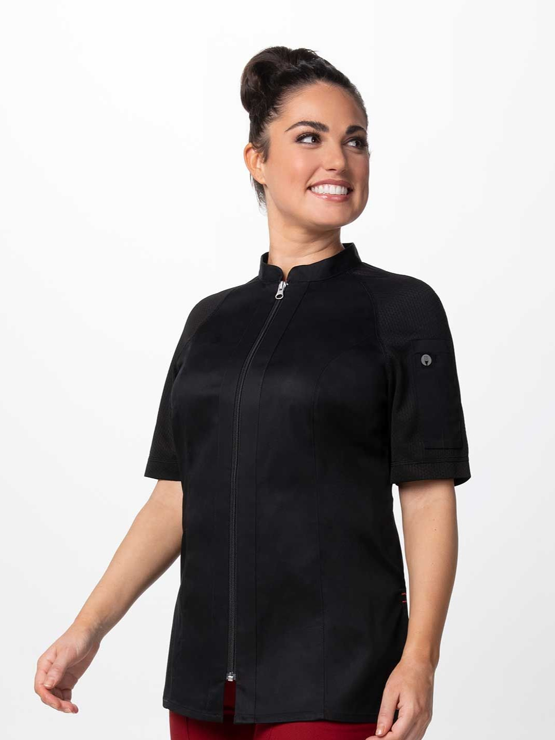 Chaqueta de Chef Mujer Chef Works Arcadia Negra  3