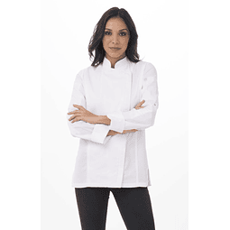 Chaqueta Chef Works Mujer Hartford Blanca