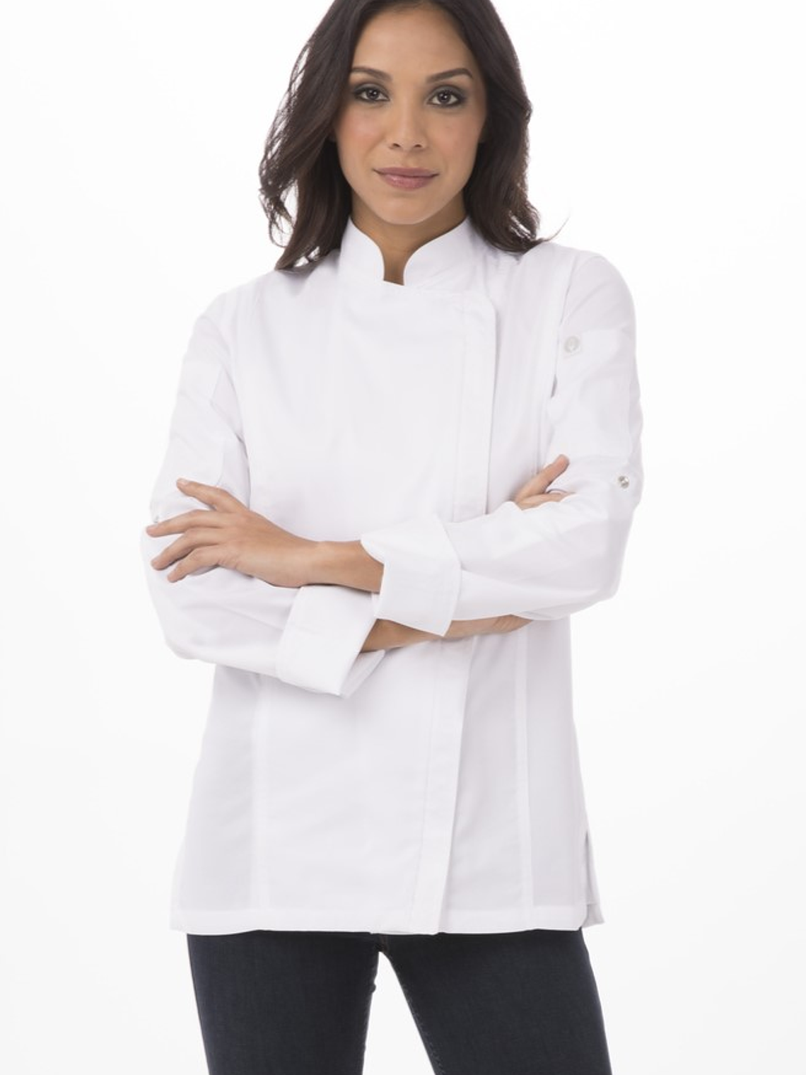 Chaqueta de Chef Mujer Chef Works Hartford Blanca 1