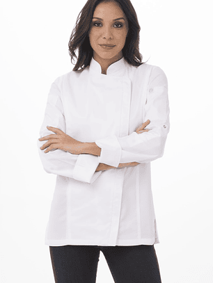 Chaqueta Chef Works Mujer Hartford Blanca