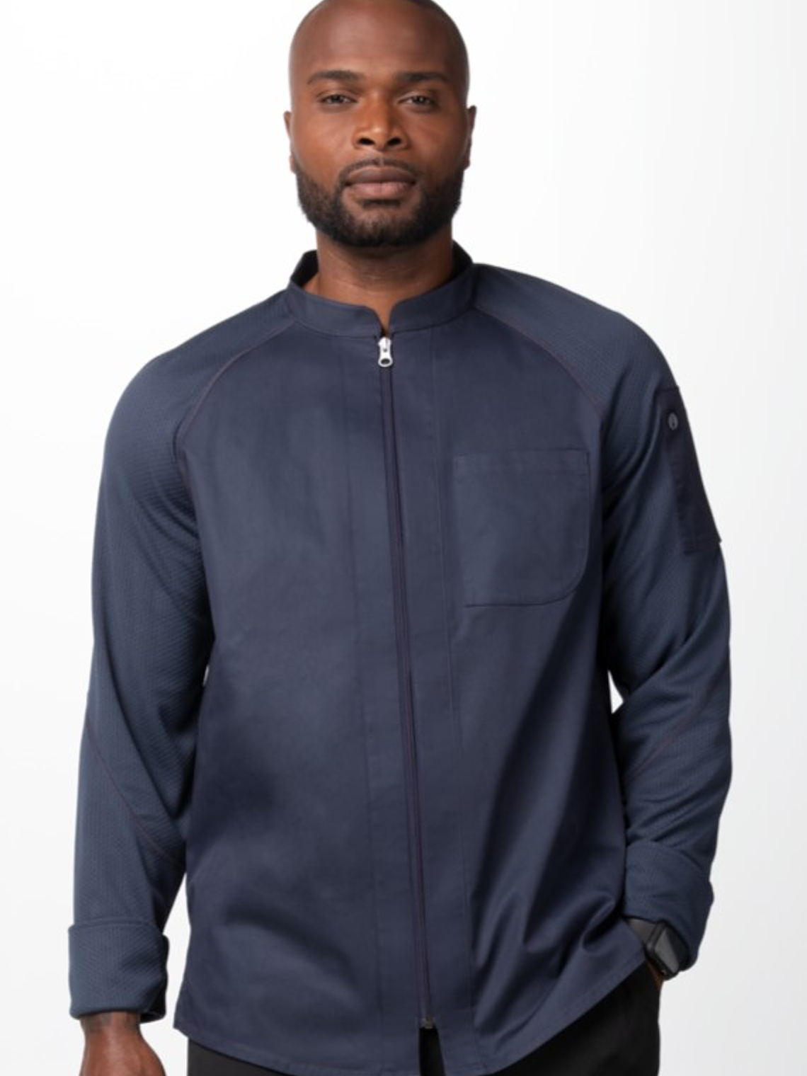 Chaqueta Chef Works Unisex Nepal Gris 1