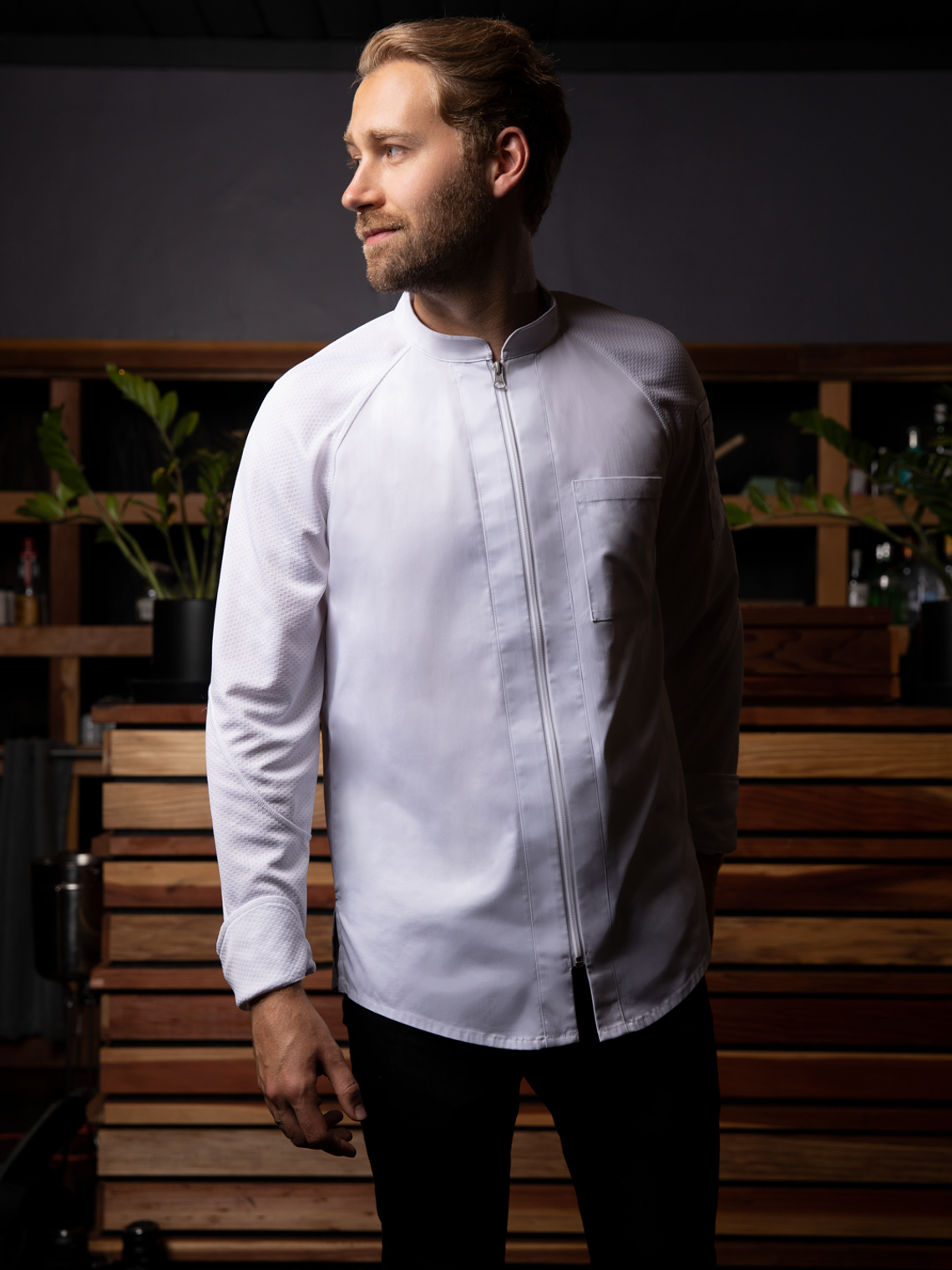 Chaqueta Chef Works Unisex Nepal Blanca 4